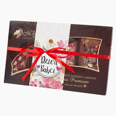 Dzień Babci zestaw nr 1 - czekolady z linii Premium Chocolate